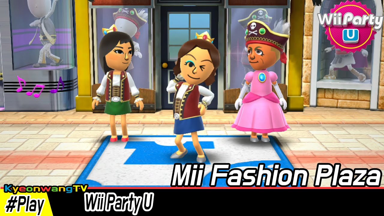 Wii Party U - Mii Fashion Plaza (Expert Mode) Player Mommy