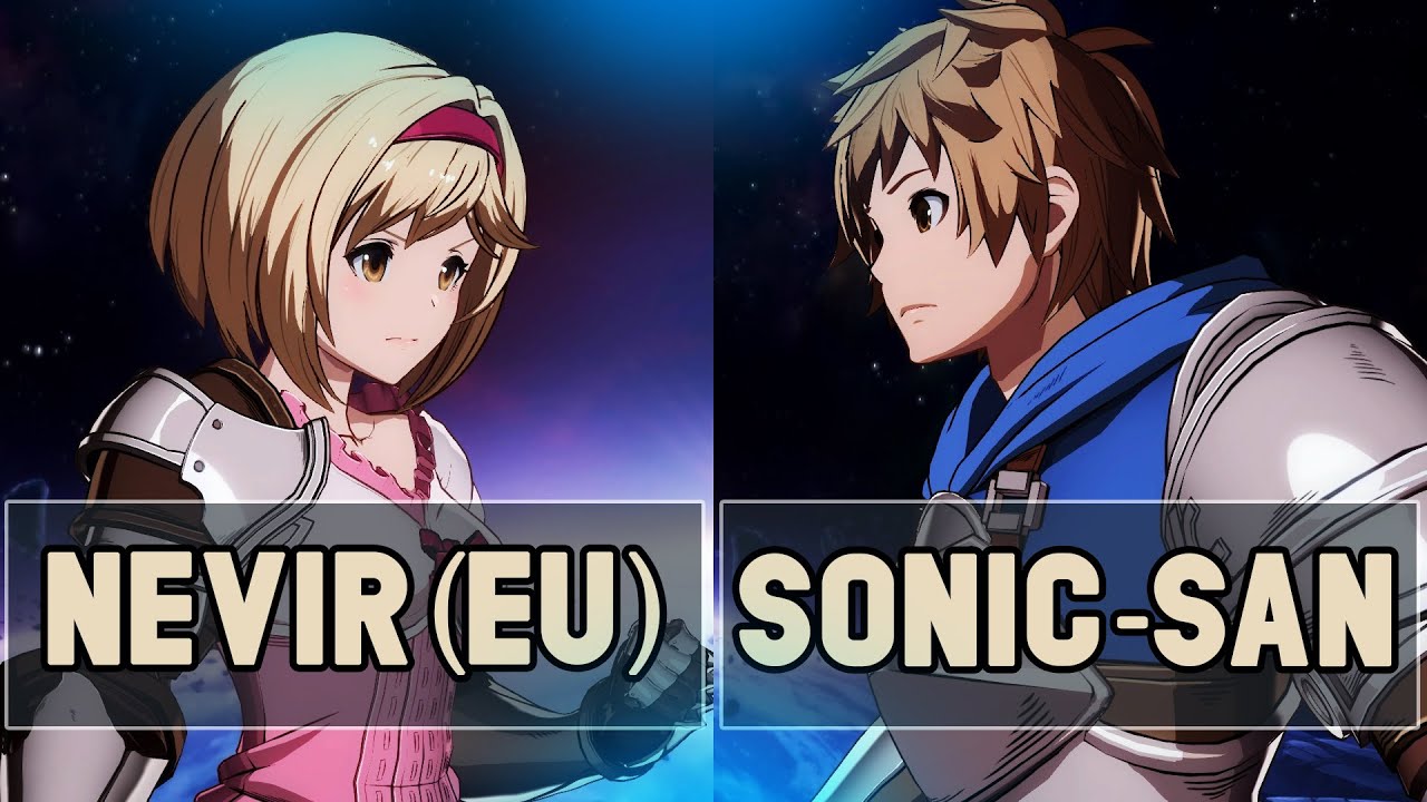 GBVS: NEVIR (Djeeta) Vs Sonic-san (Gran) | High Level Gameplay.