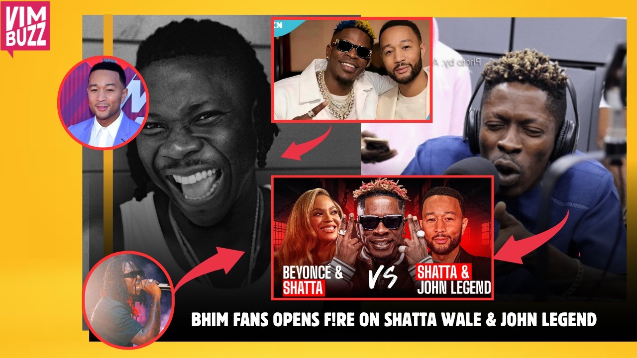 BHIM Fans REACT To Shatta Wale & John Legend's Song After It Dropped; They Are Opening F!re