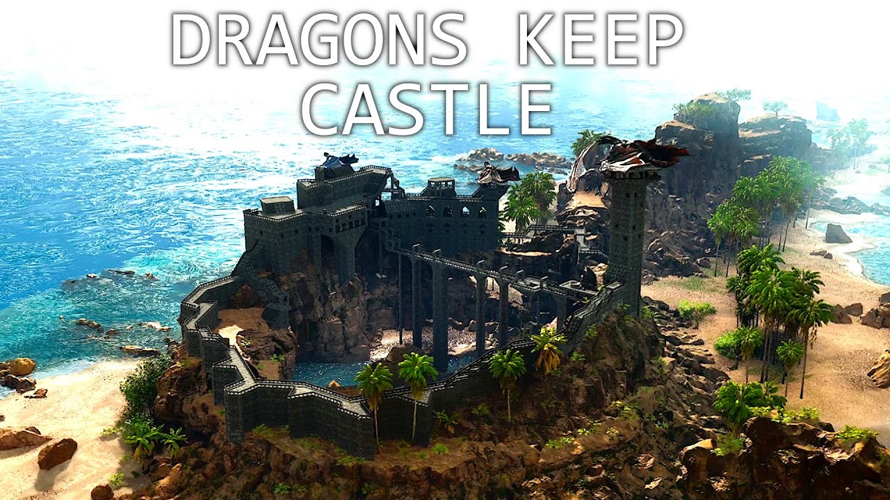 Dragons Keep Castle ! Ark Survival Ascended Build Showcase !