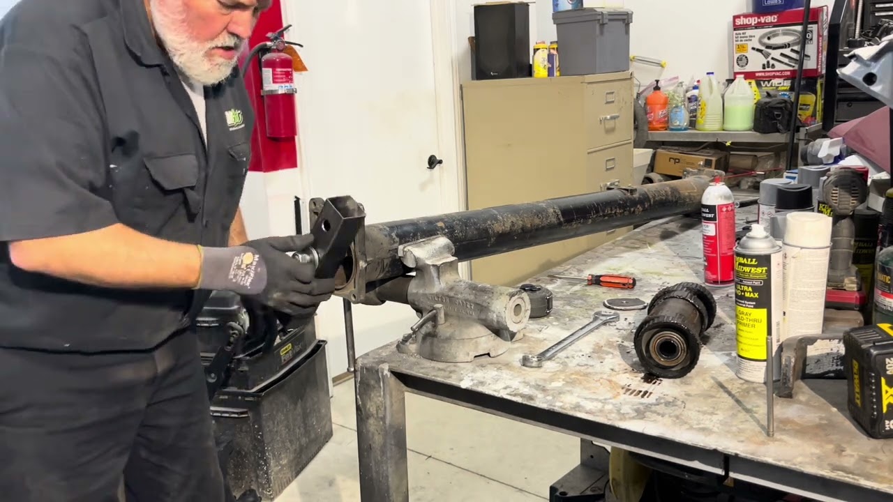 Porsche 928 Torque Tube Rebuild — Bearing Removal