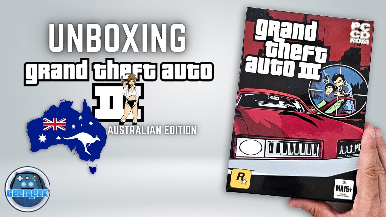 Unboxing GTA 3 PC Australian Edition