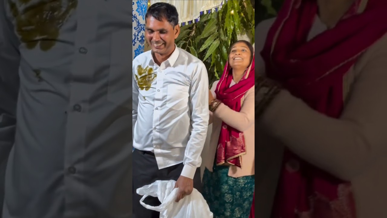 @Chika_yadav @Chikayadavdance Chika ke sasur ke sath rasam #chikayadav #wedding #shadi