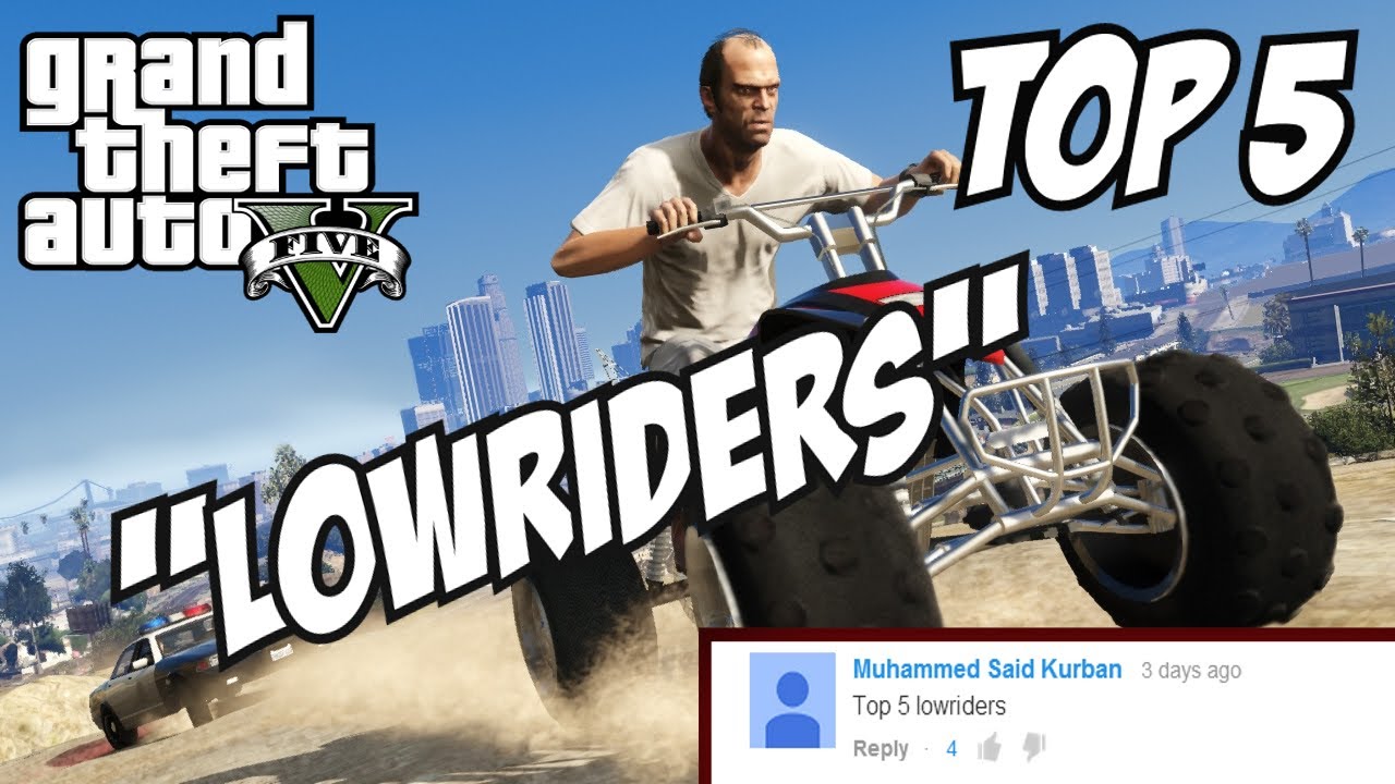 GTA 5 - Top 5 Lowriders!! (GTA V Lowriders!!)