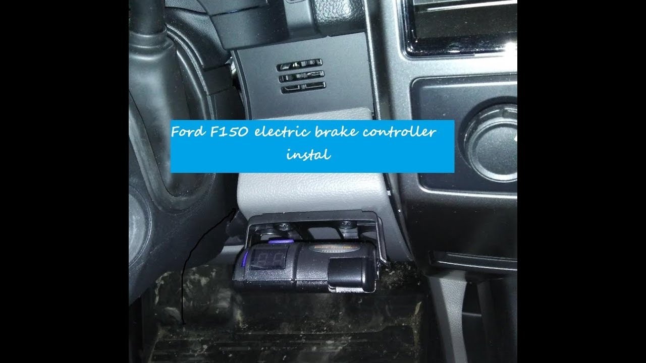 F 150 electric brake controller install