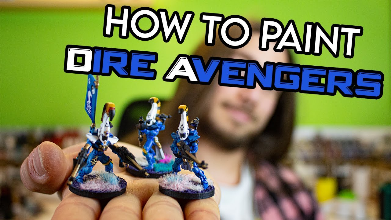 How to Paint Aeldari's Aspect Warriors : Dire Avengers