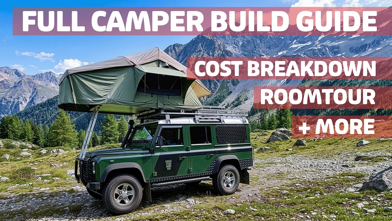 Land Rover Defender Camper - Full Build Guide and Roomtour