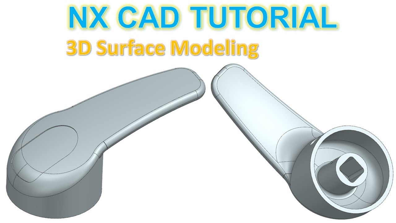 NX CAD Tutorial #82 | 3D Model Basic Beginners - Surface