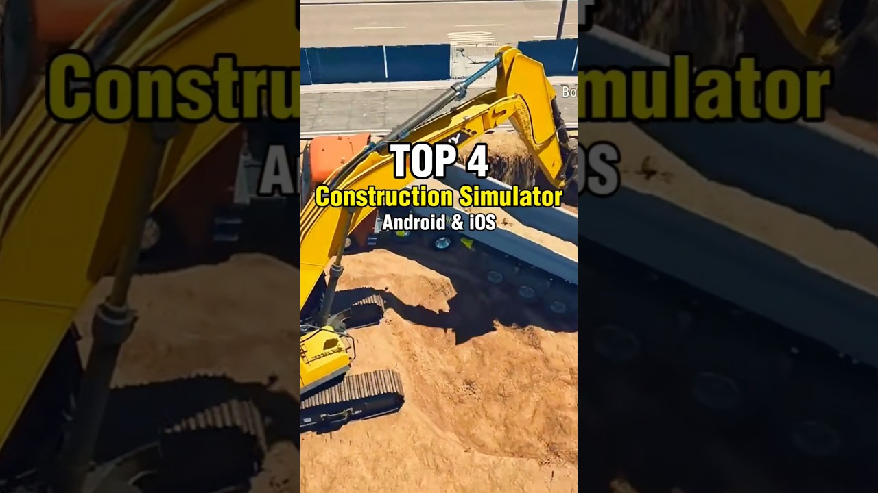 ТОП-4 лучших игр-симуляторов строительства для Android и iOS #trucksimulator #constructionsimulator