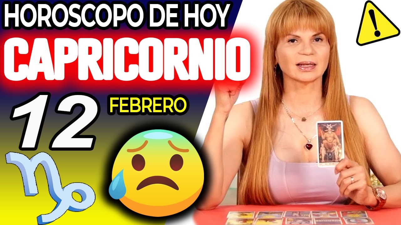 CAPRICORNIO ♑TE VA A DAR UN INFARTO❗️😰PROXIMAS 48 HORAS⏳ Horóscopo De Hoy 12 De Febrero 2026 | Mhoni