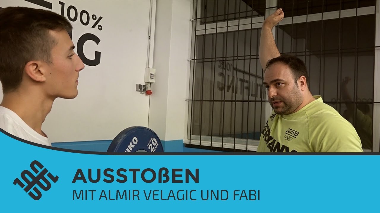 Ausstoßen mit Almir Velagic