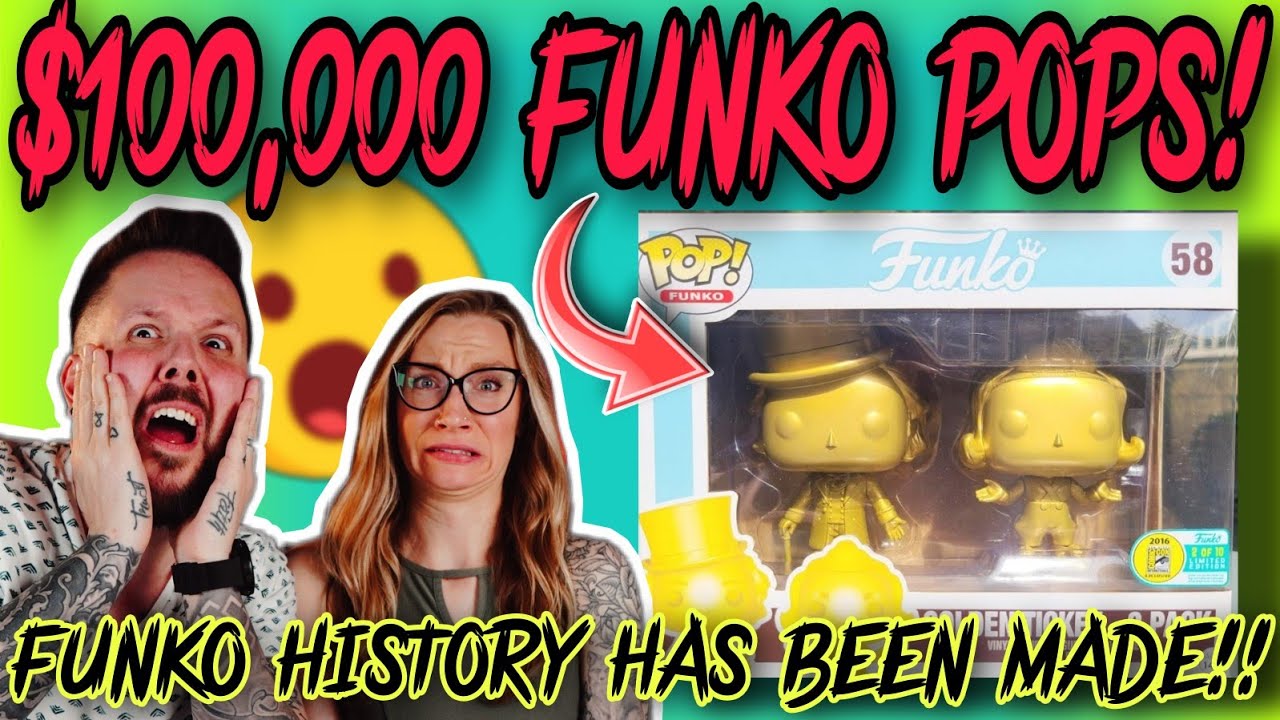 $100,000 FUNKO POPS | WILLY WONKA 2 PACK GOLDEN TICKET FUNKO POPS SOLD! | FUNKO HISTORY WAS MADE!