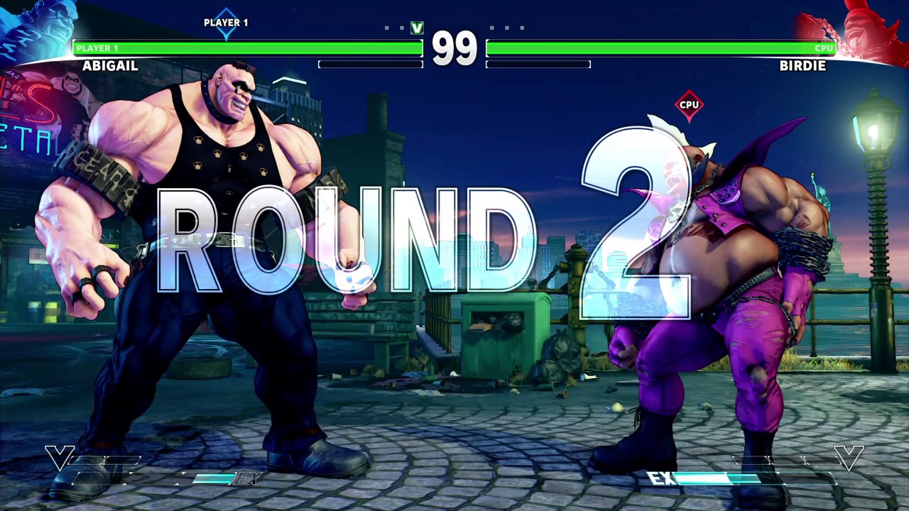 STREET FIGHTER V Abigail vs Birdie
