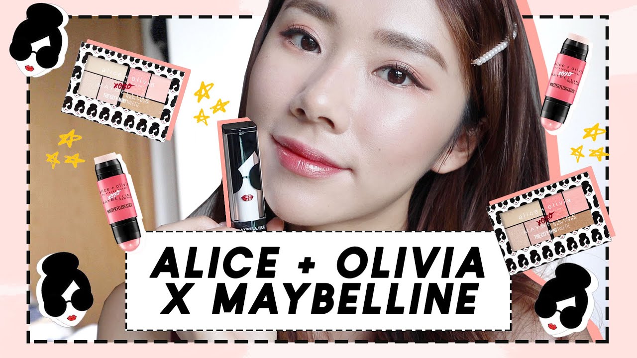 ALICE + OLIVIA X MAYBELLINE FIRST IMPRESSION + REVIEW | MONGABONG