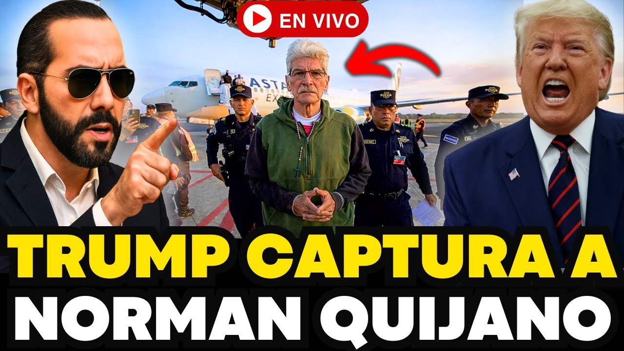 Trump le da un regalo a Bukele: captura y deportación de Norman Quijano