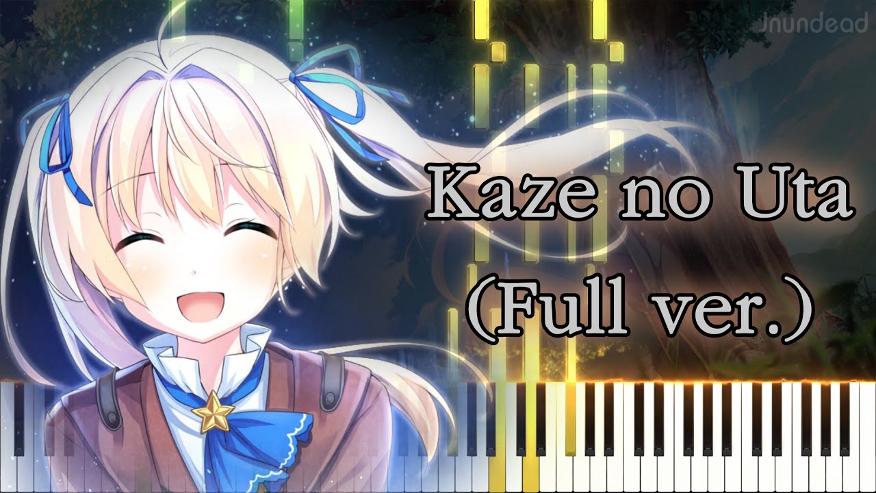[Newton to Ringo no Ki OP] Kaze no Uta (Full ver.) Piano Arrangement
