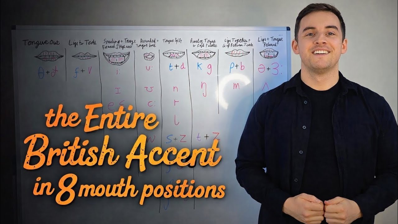 The Entire British Accent — Every Sound in 8 Mouth Positions (Full Phoneme System)