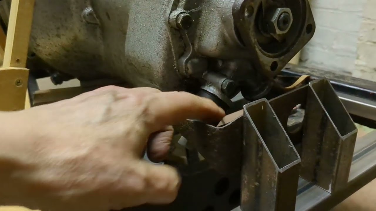 S&T 001 - starting the gearbox mounts to fit a Reliant engine into an Austin 7 chassis