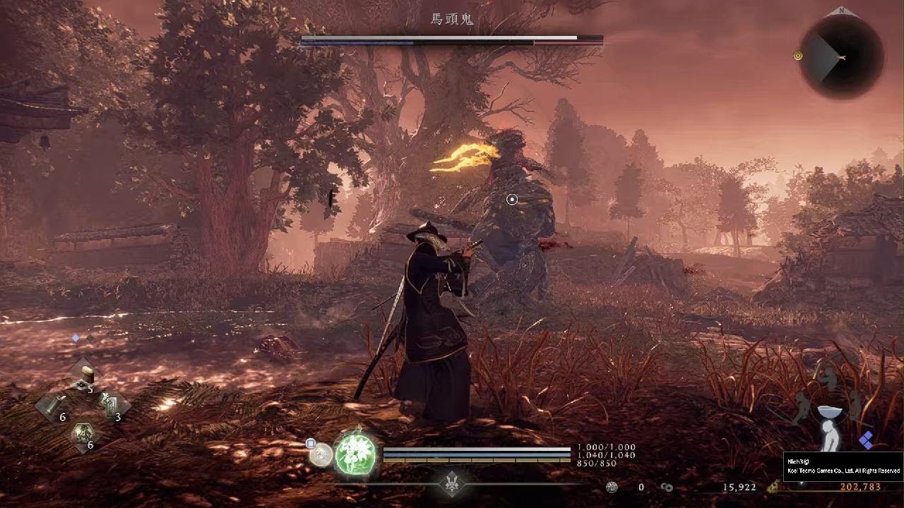 【仁王3 &alpha;体験版 攻略】馬頭鬼の簡単な倒し方！※ノーダメージ