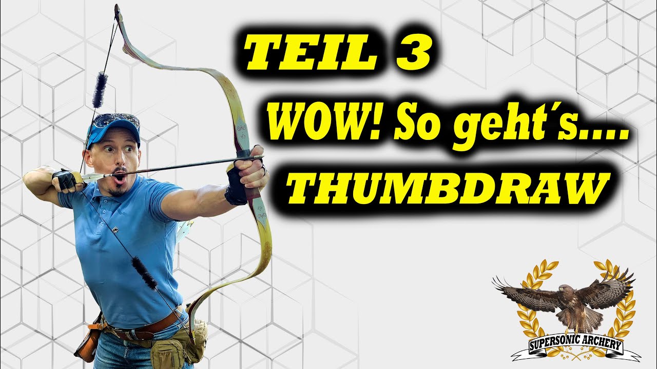 Daumentechnik Teil 3, mit dieser Auszugstechnik zum Profi werden #archery #foryou #tutorial #fun