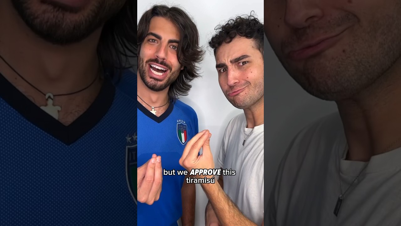 Italians react to @Ana Sofia Fehn TIRAMISÚ