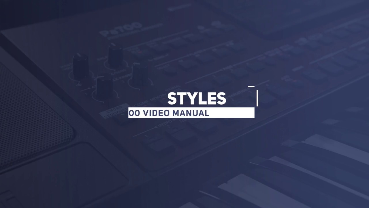 Pa700 Video Kılavuzu 3. Bölüm: Ritmler