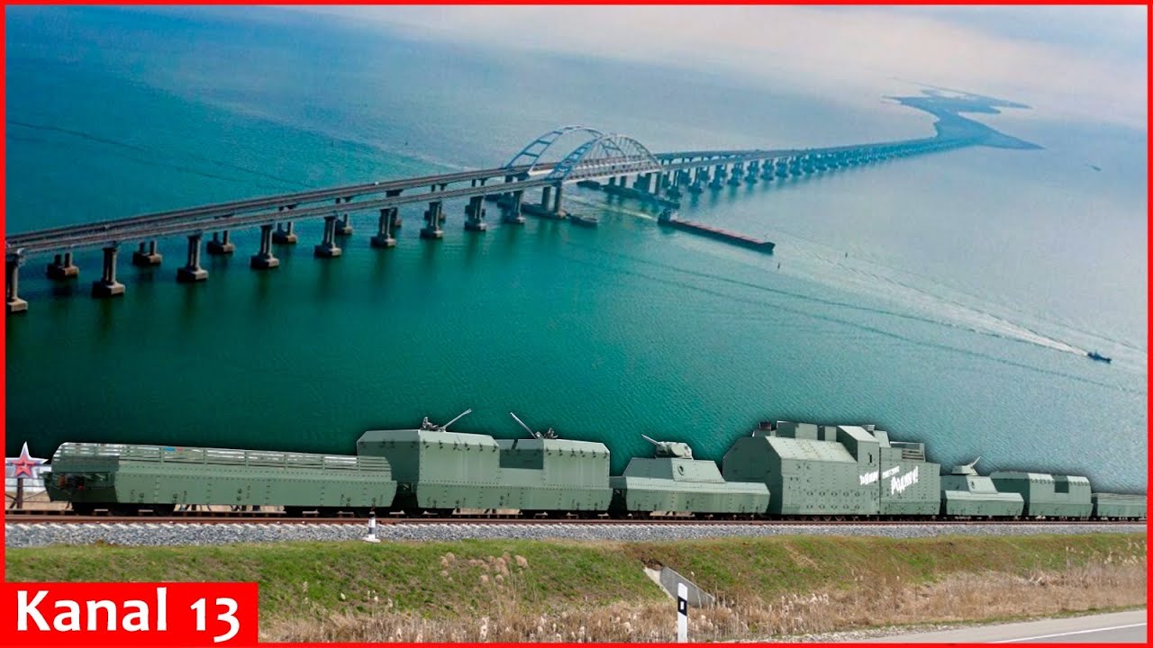 Russia deploys armored train to defend Crimean bridge, Ukraine insists on destroying the bridge