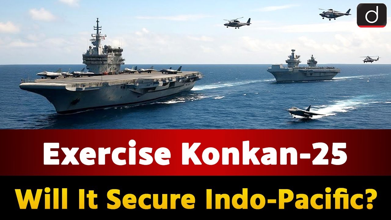 India and UK's Naval Exercise | Maritime Security | Around The World | Drishti IAS English