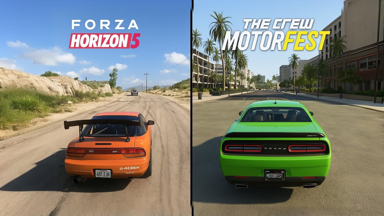 The Crew Motorfest vs Forza Horizon 5 - Physics and Details Comparison