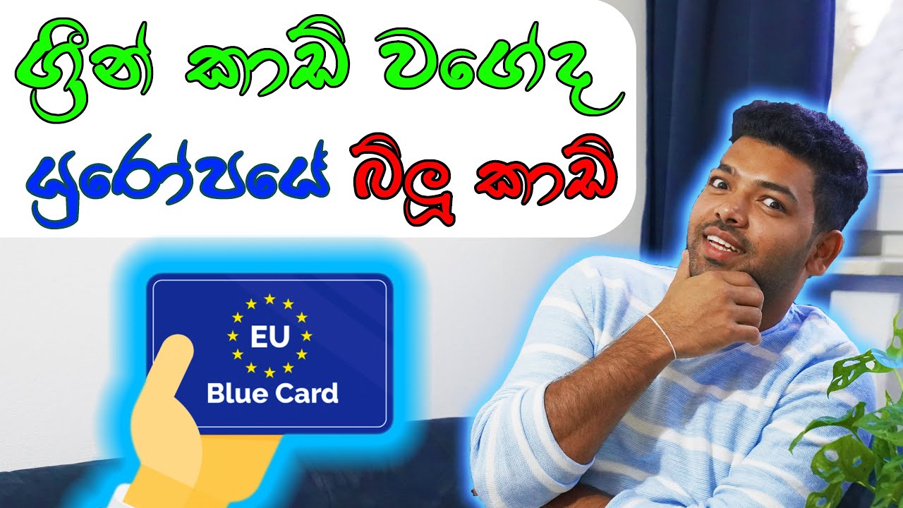 යුරෝප් යන්න ලේසිම පාර (බ්ලු කාඩ්) 🇪🇺💳 | EU BLUE CARD
