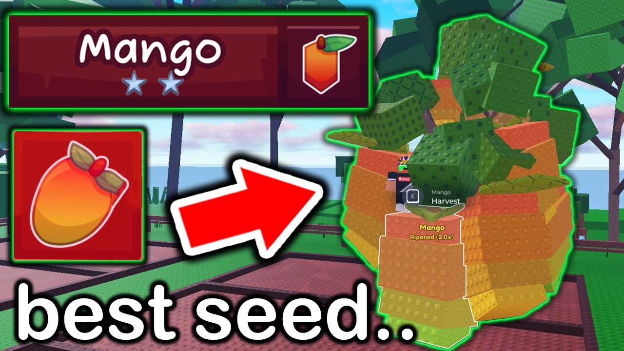 BEST ADMIN MUTATION MANGO in Roblox Garden Horizons