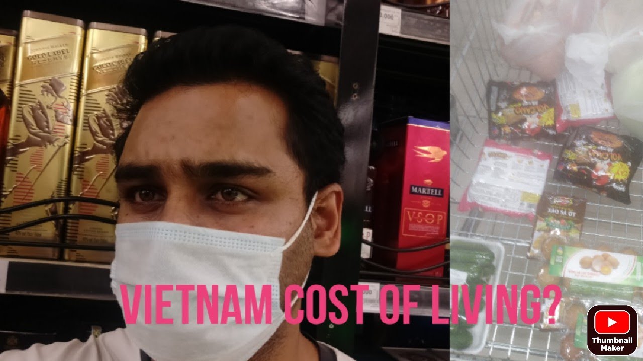Vietnam cost of living: Food (price includes)#lockdownshopping#stuck#home#indianinvietnam#shopping#