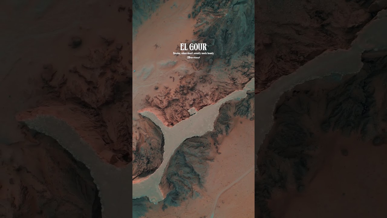 Hidden between desert and dreams &mdash; El Gour, Br&eacute;zina #travel #drone #algeria