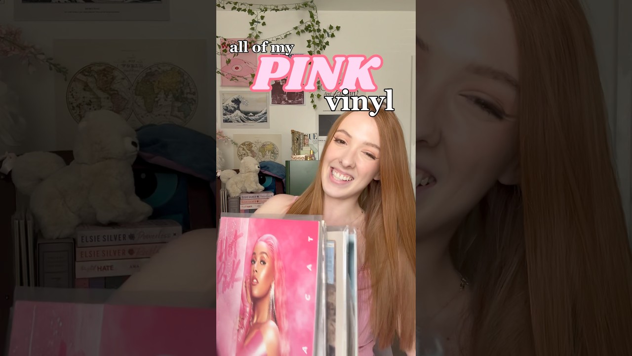 My Pink Vinyl!🌸🩷 #vinyl #musiccollection #vinylcommunity #recordcollection #pink #vinylcollection
