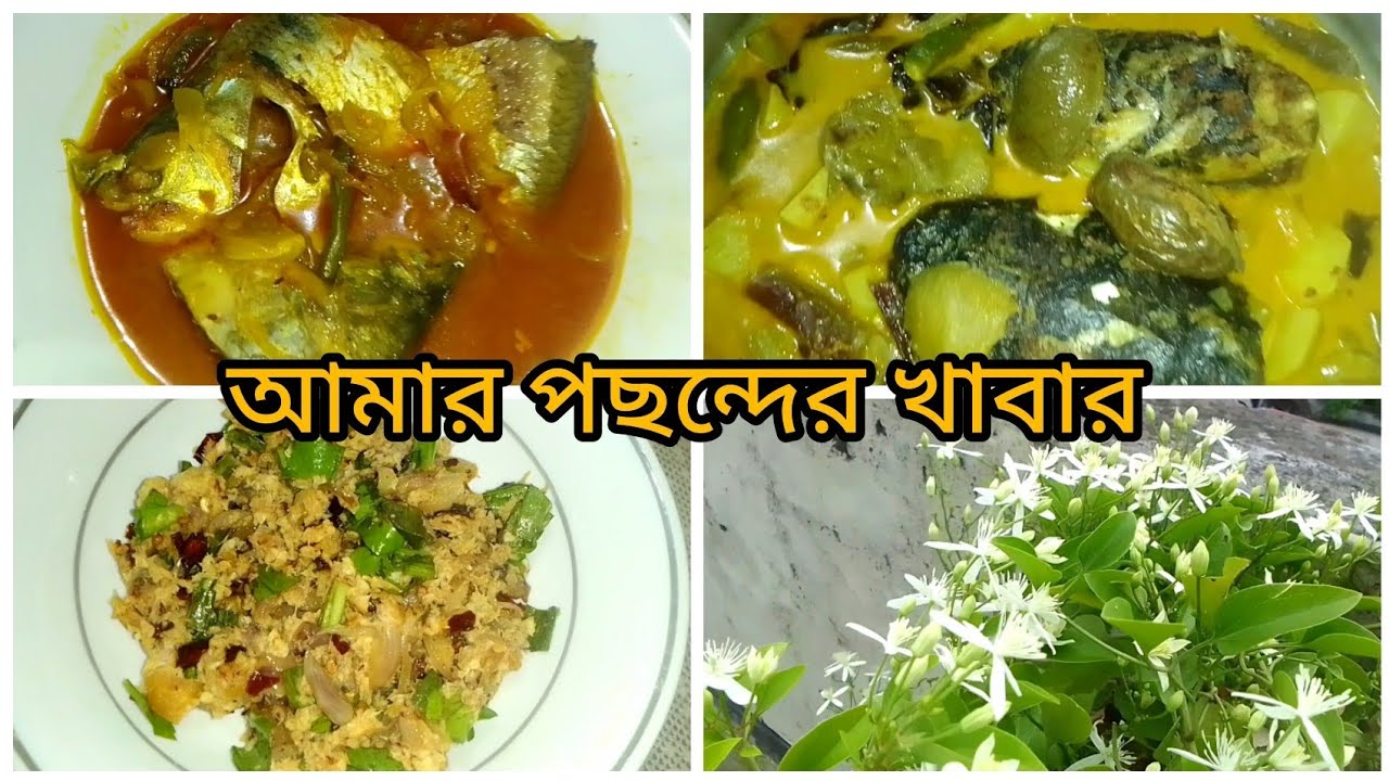 আমার পছন্দের কয়েকটি খাবার রান্না করলাম/জলপাই দিয়ে মাছের টক/মাছের ভর্তা/ইলিশ মাছ ভুনা/
