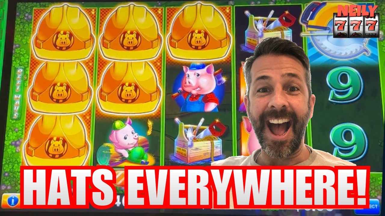 Starting off my day with a bonus on Huff n Even More Puff slot machine!