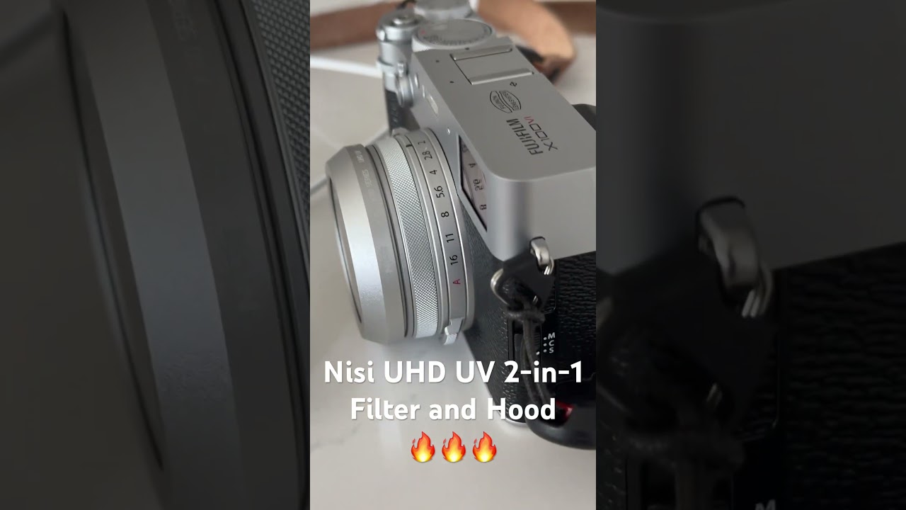 Nisi UHD UV Filter and Hood for the Fujifilm X100VI: my fav accessory #x100vi #nisi #fujifilm