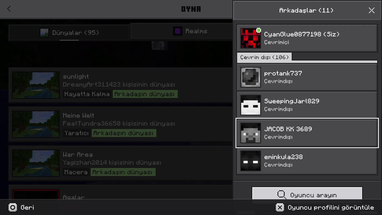 Minecraft yayın hardcore