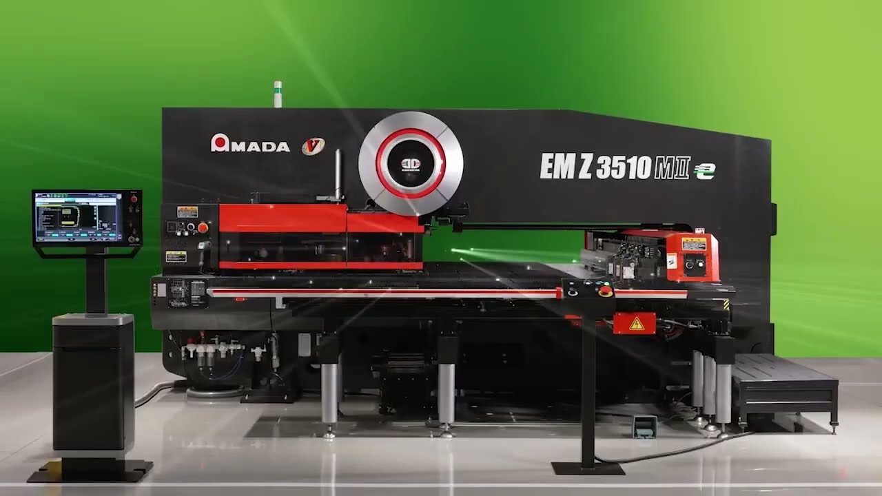 Puncionadeira AMADA EM-MIIe : Produtividade e economia com tecnologia de servo motor
