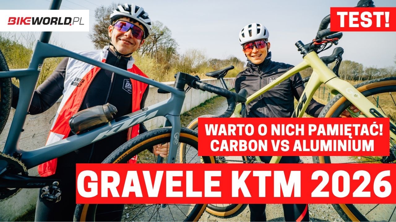 Sprawdzamy gravele KTM! 🔥 Aluminiowy Gravelator 10 vs carbonowy Gravelator Elite Di2! 🔥