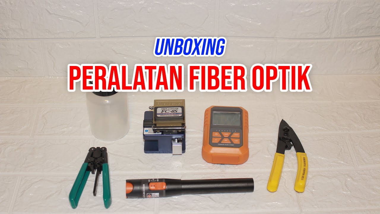 Unboxing Peralatan Fiber Optik (FO TOOLKIT)