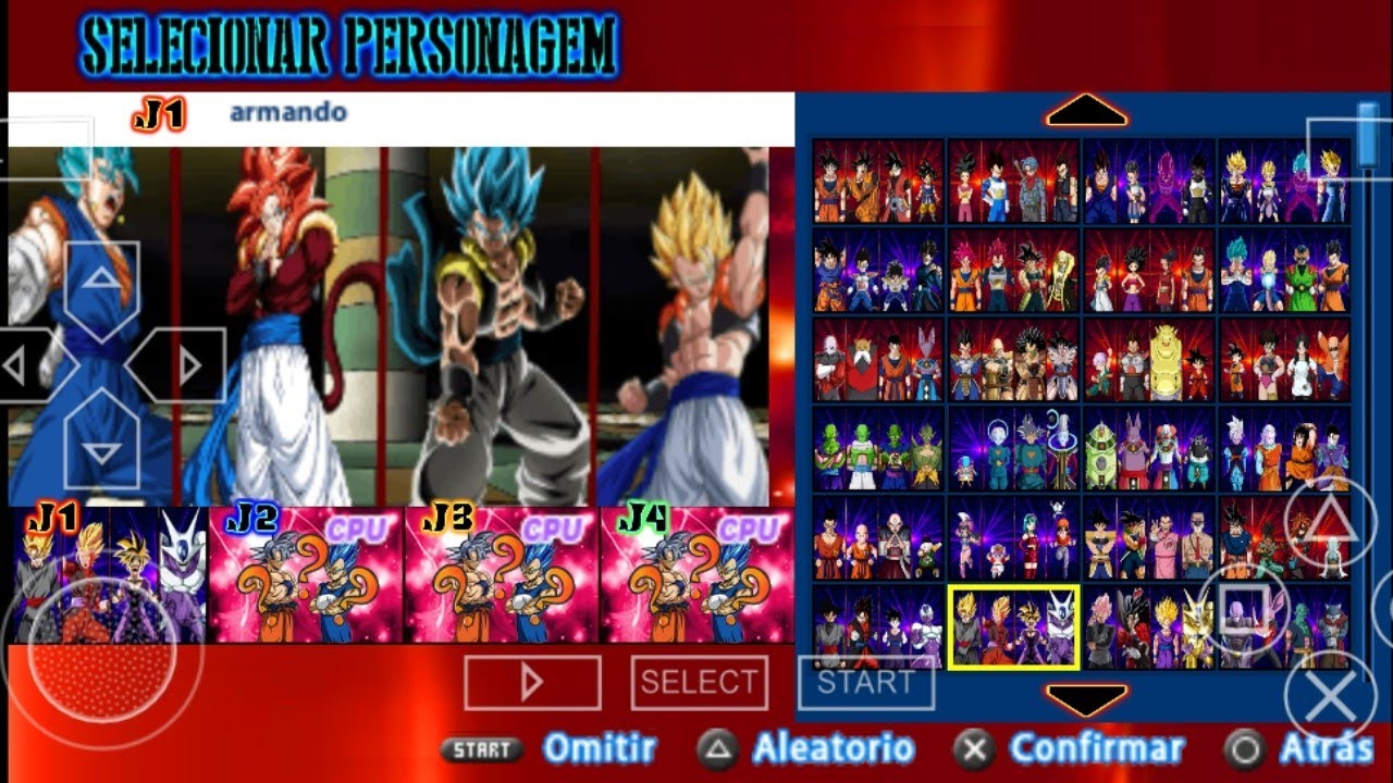 DBZ TTT MOD 2020 CON MENU PERMANENTE | Version latino