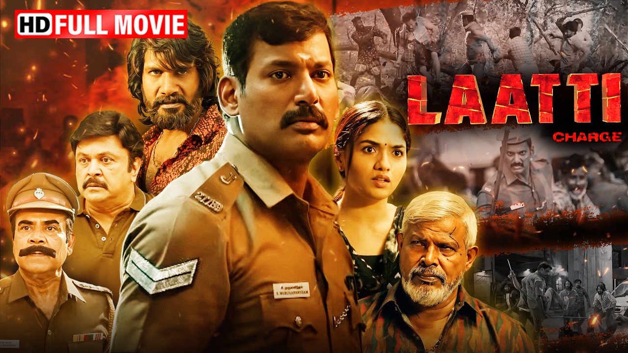 जुल्म के खिलाफ लाठीचार्ज - Vishal की South Superhit Action Movie Hindi &ndash; Lathi Charge Full Movie