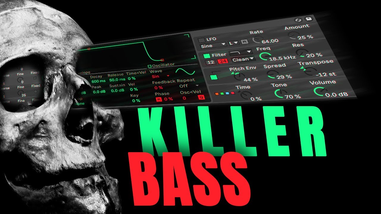TUTORIAL ABLETON LIVE | SÍNTESIS: Cómo hacer un bajo POTENTE REESE BASS con OPERATOR 💣