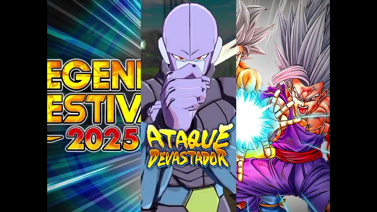 Jogando com os novos personagem do dragon ball legends 