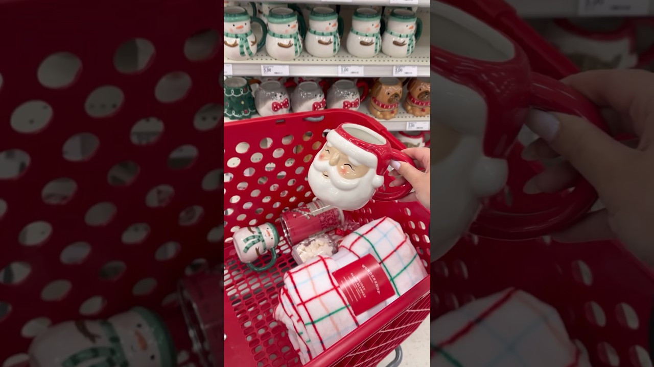 Let&rsquo;s go shopping 🎯❄️ #christmas #targetshopwithme #targetchristmas #asmr #girlygirl #target #decor