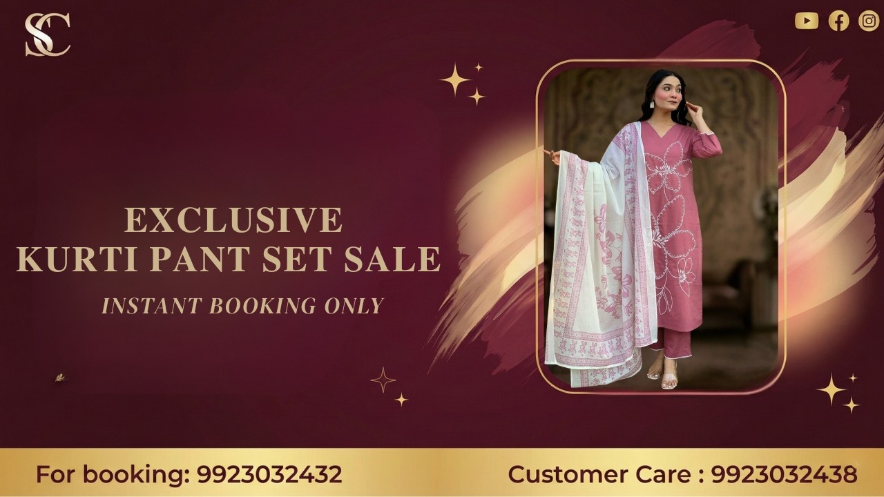 Exclusive Kurtis Sale | Instant Booking Only | For Booking :- 9923032432  | Smart  Choice