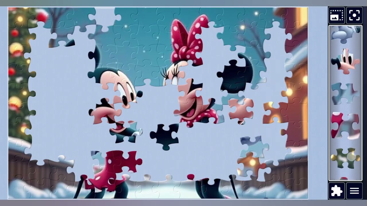 Cute couple Mickey Mouse🐹🎀🐹🌸✨️🪄//jigsaw puzzles🧩🧩//jigsaw puzzles journey🧩🧩//puzzlesArt🧩//