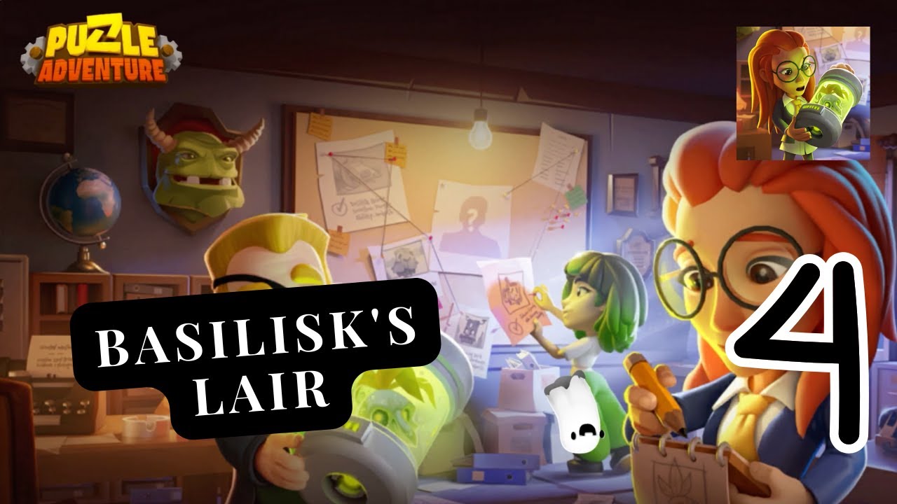 Puzzle Adventure: Mystery Tale  - Walkthrough Part 4 - Basilisk's Lair (iOS, Android)