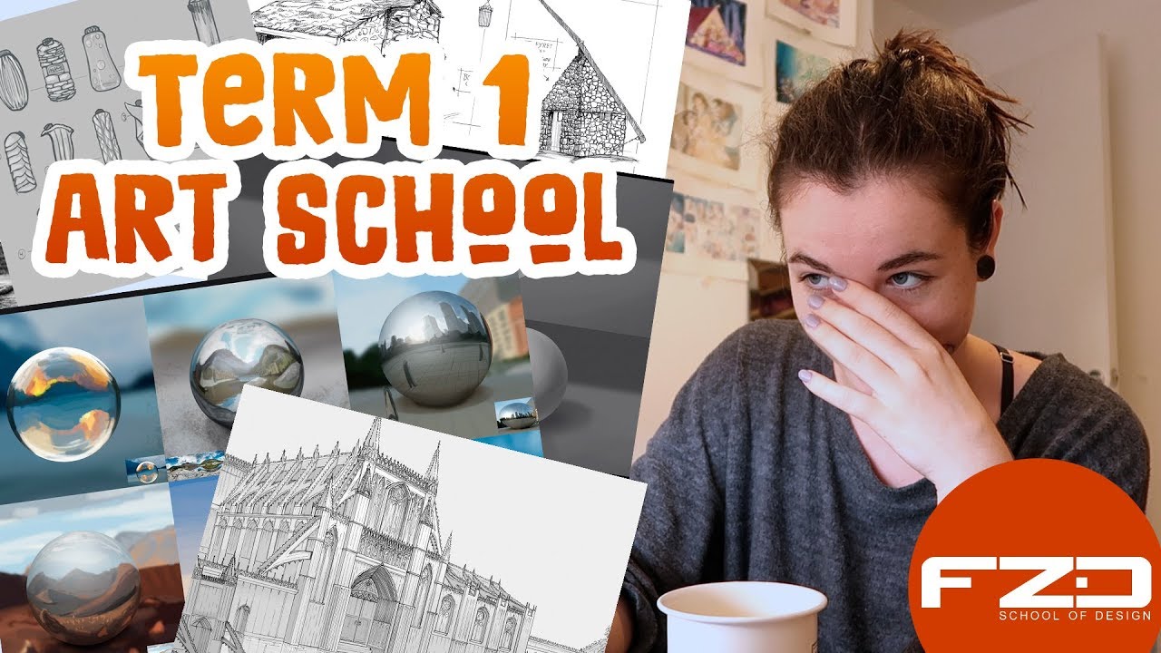 Old art from my Concept Art School Year ( Term 1 )